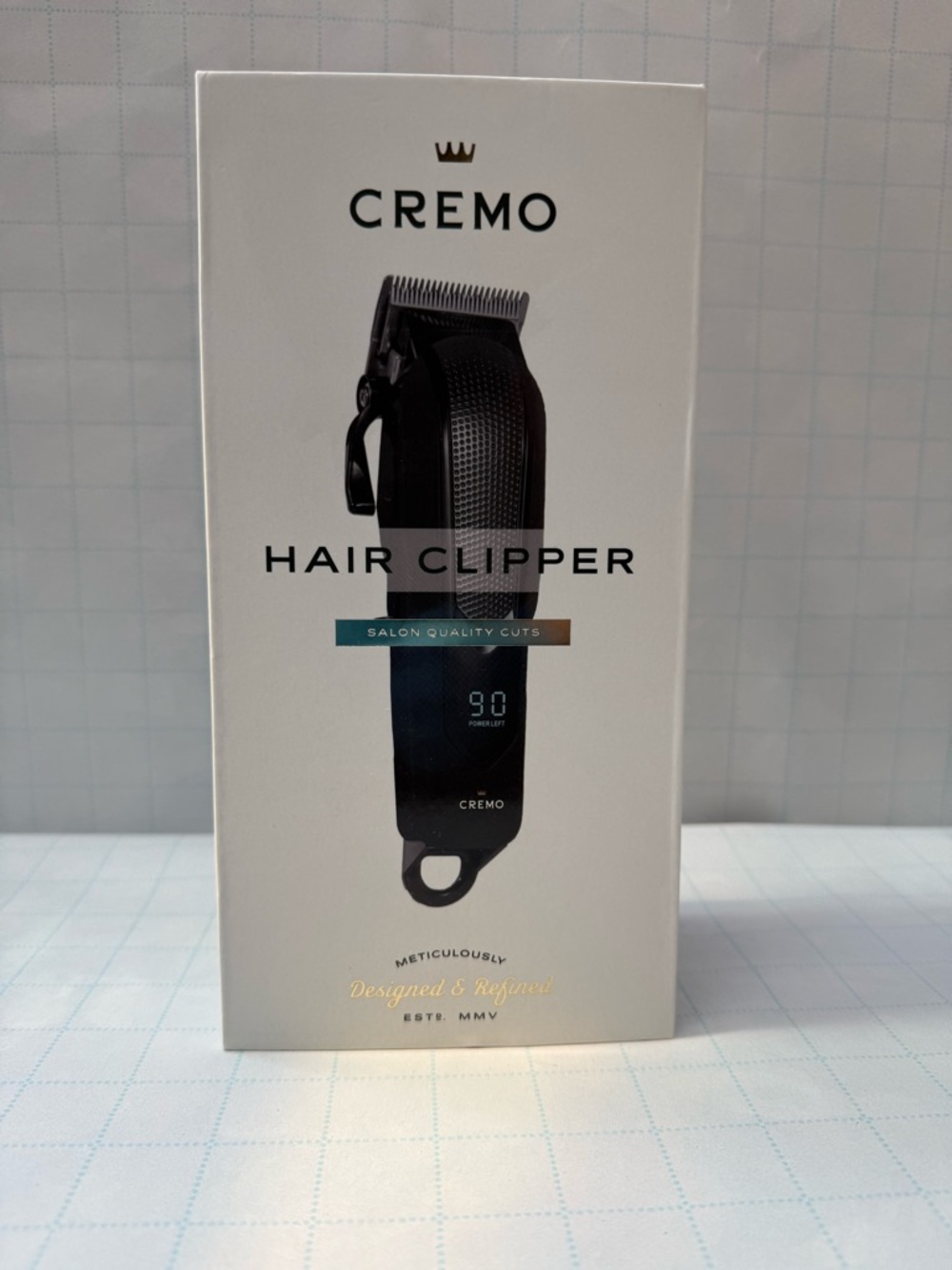Cremo- Rechargeable Black Hair Clippers– Professional Men's Grooming - Brand New